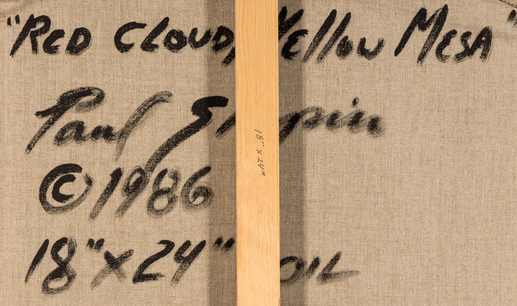 Red Cloud, Yellow Mesa , 1986