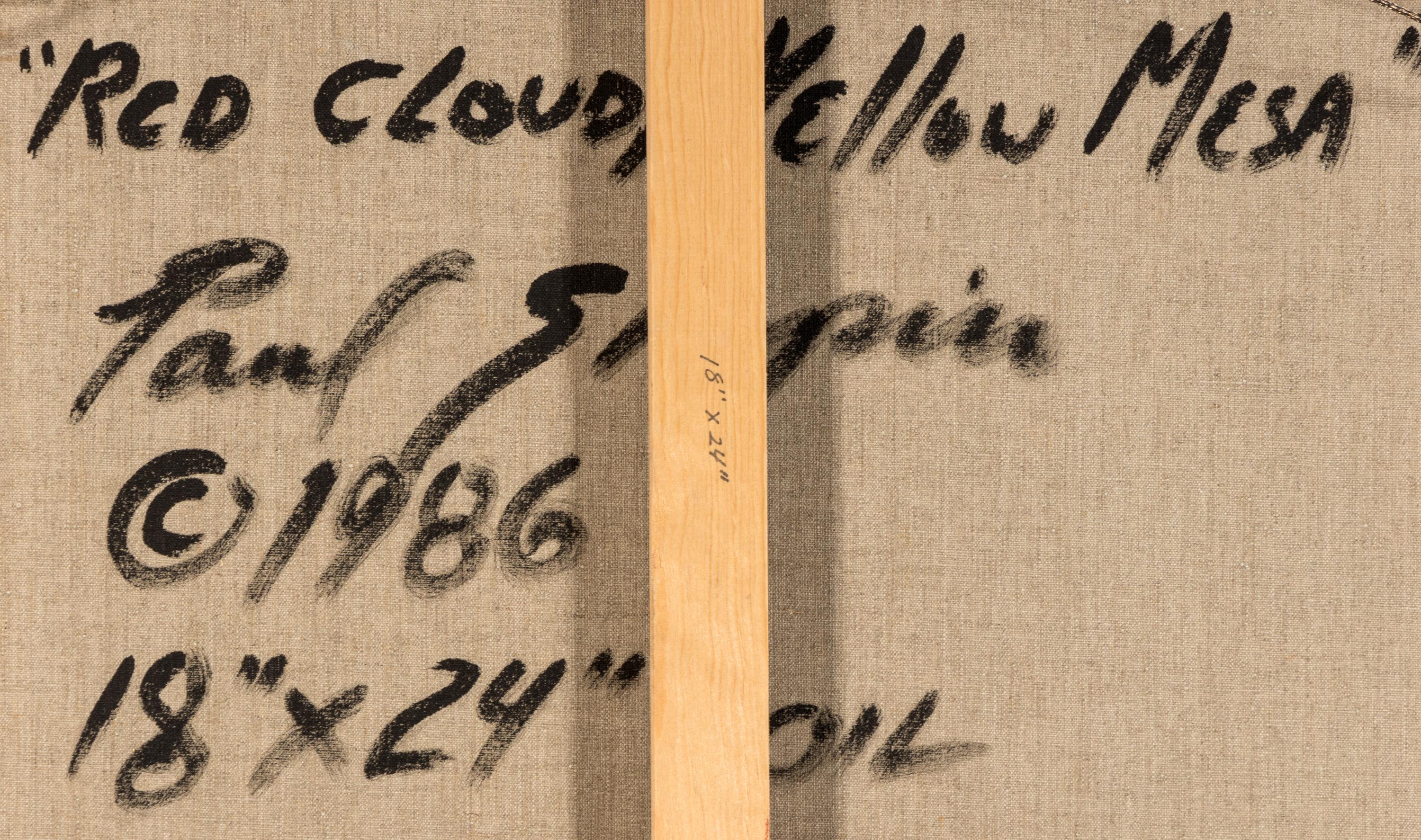 Red Cloud, Yellow Mesa , 1986