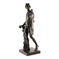 A Large Grand Tour Bronze Figure of Apollo Belvedere