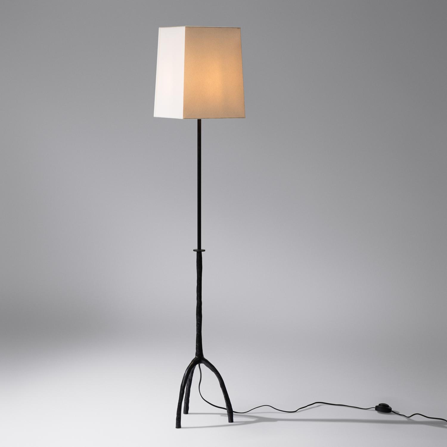 Trépied bronze floor lamp, c. 2000 Christian Liaigre, Paris