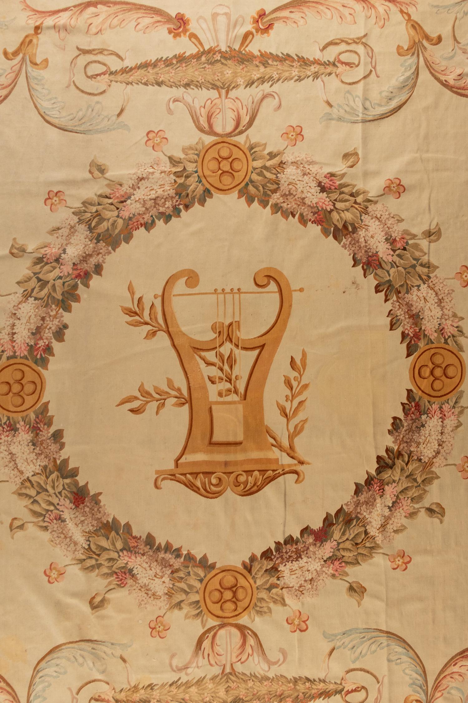 A French Aubusson Floor Covering