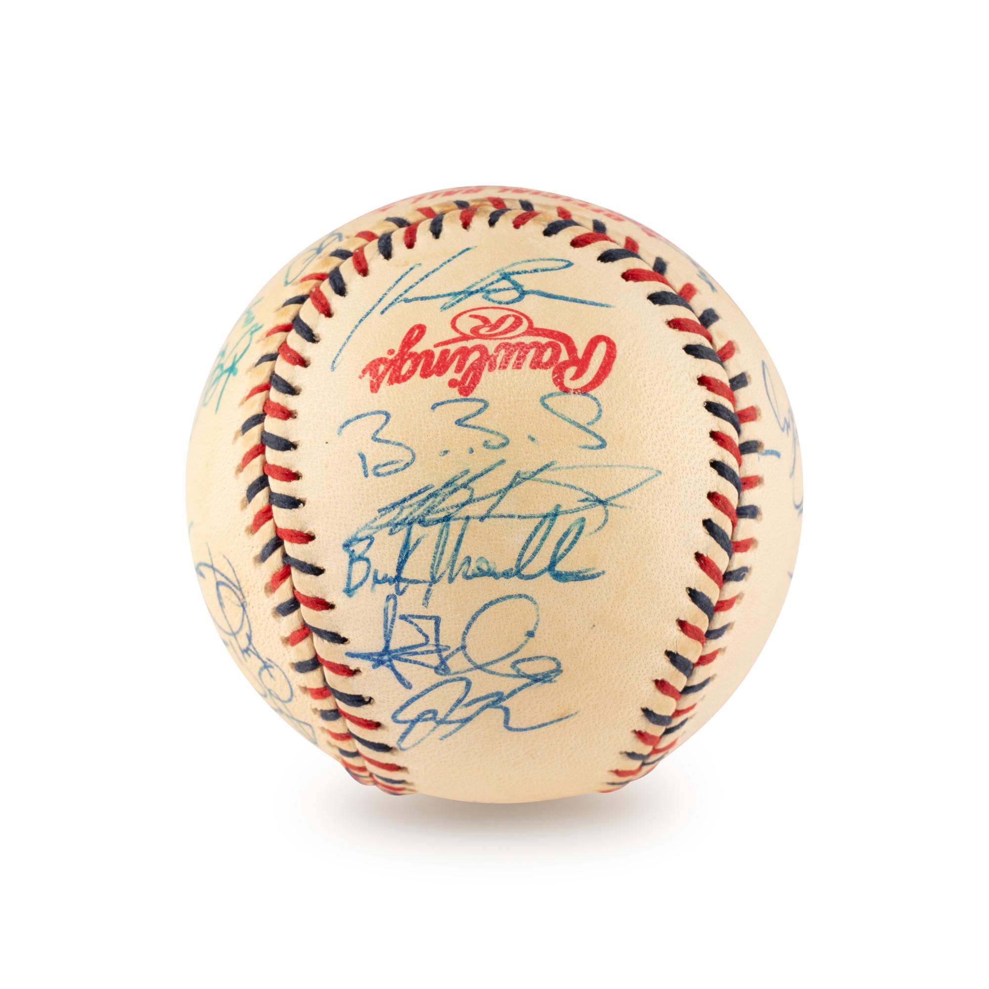 A 2000 All-Star Game National League Team Signed Autograph Baseball (Beckett Authentication Services)