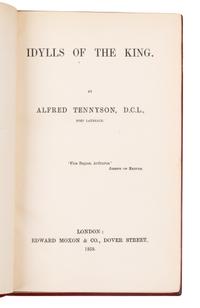 TENNYSON, Alfred, Lord (1809-1892). Idylls of the King. London: Edward Moxon & Co., 1859.