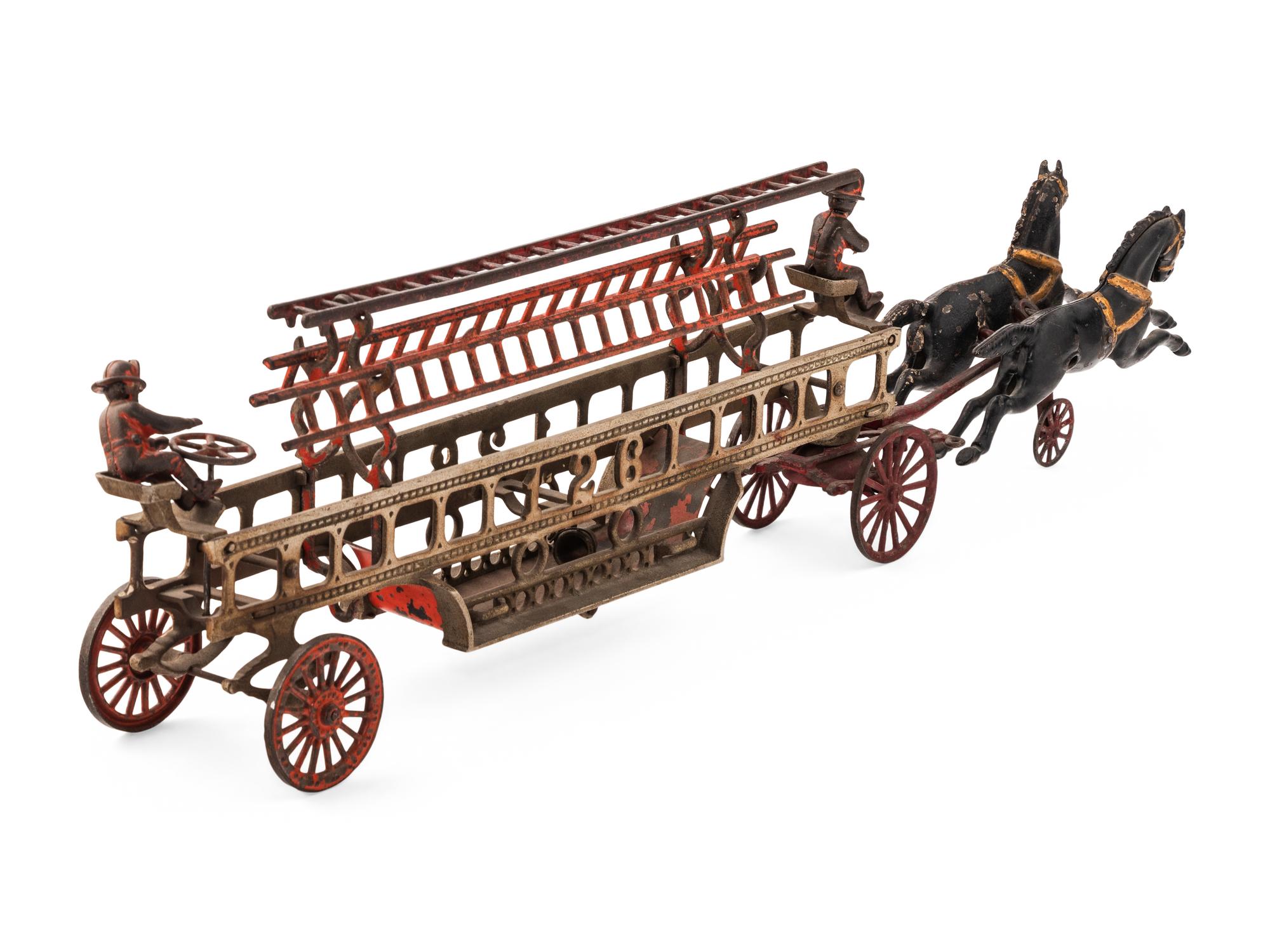 An Ideal Fire Ladder Wagon