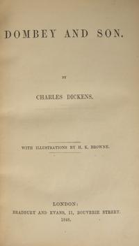 DICKENS, Charles (1812-1870). A group of 5 FIRST EDITIONS, comprising: