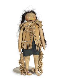 Southern Plains Beaded Hide Doll
