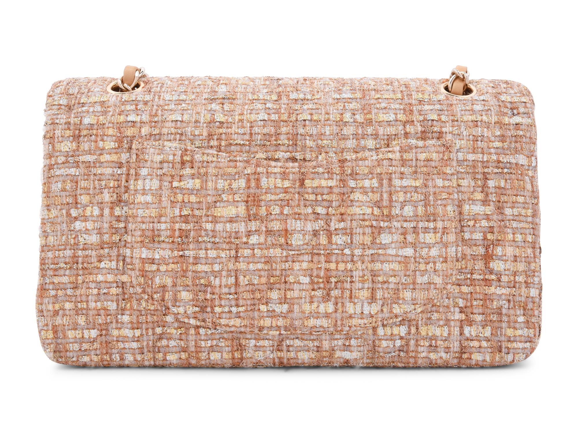 Chanel Tweed Double Flap Bag, 2005