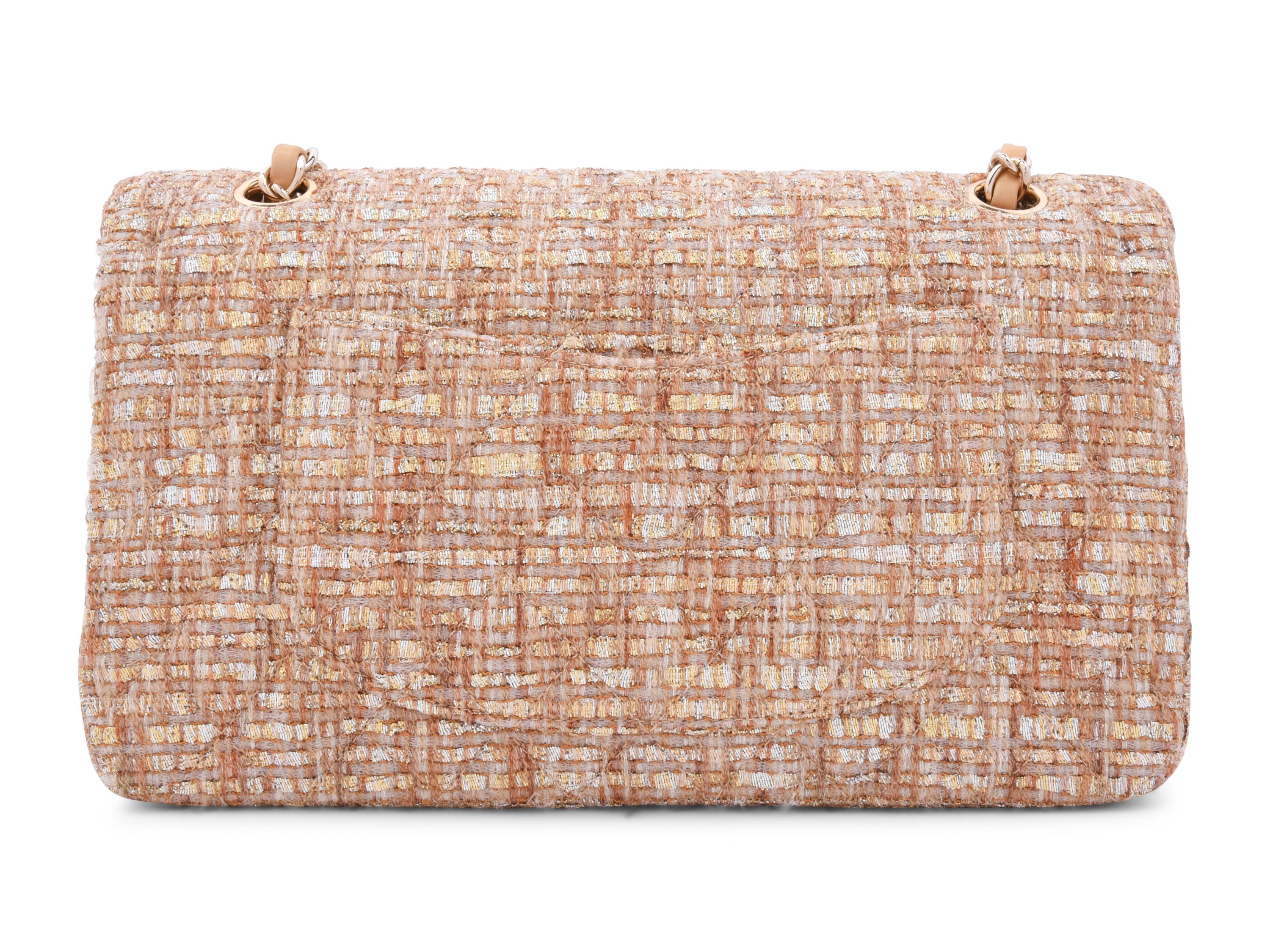 Chanel Tweed Double Flap Bag, 2005