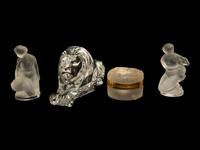 A Group of Contemporary Glass Figurines