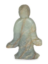 A Chinese Carved Jade Monk — 19TH CENTURY