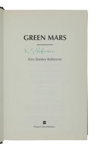 STANLEY ROBINSON, Kim. [Mars Trilogy:] Red Mars . — Green Mars. — Blue Mars . London: HarperCollins, 1992, 1993, 1996.