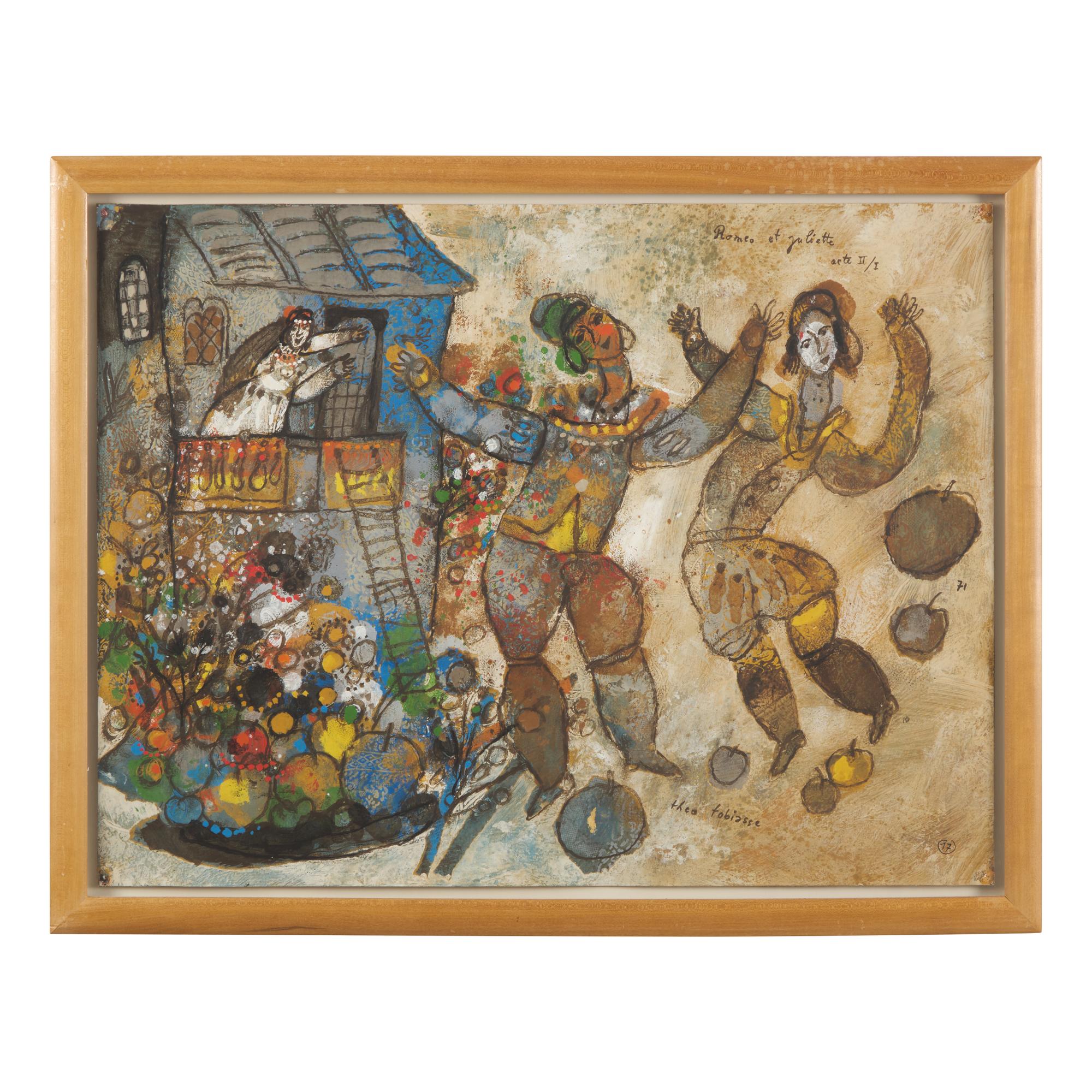 Théo Tobiasse (French, 1927–2012) — Roméo et Juliette (A Group of Three Works), 1971