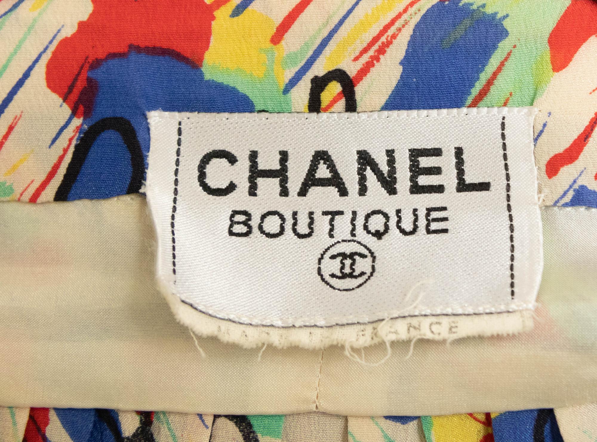 Chanel Bat-wing Sleeved Skirt Ensemble, 1980s
