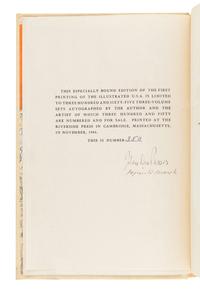 DOS PASSOS, John (1896-1970). [The U.S.A. Trilogy]. Comprising: The 42nd Parallel . -- 1919 . -- The Big Money . Boston: Houghton Mifflin, 1946.