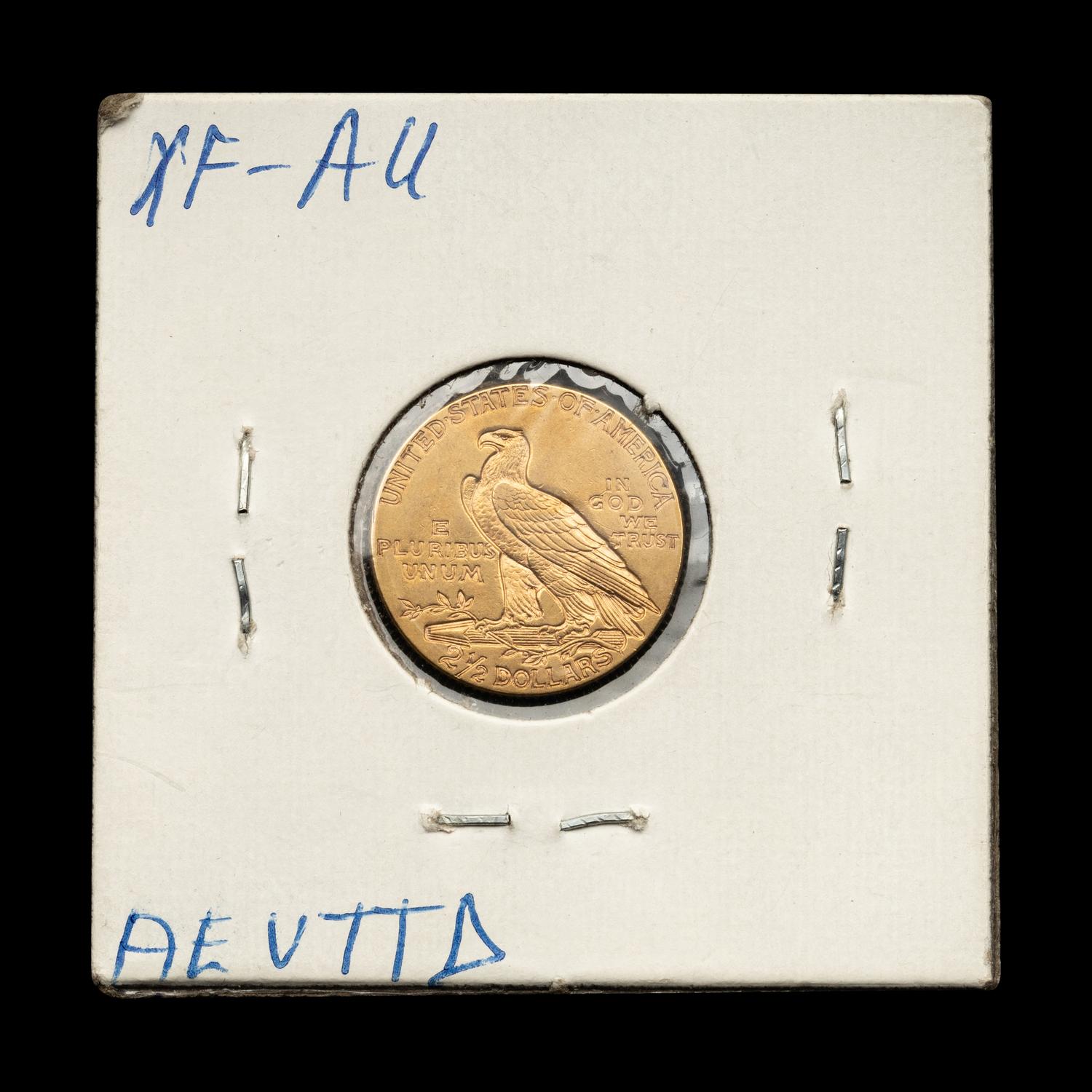 A 1912 Indian Head $2.50 Gold Coin