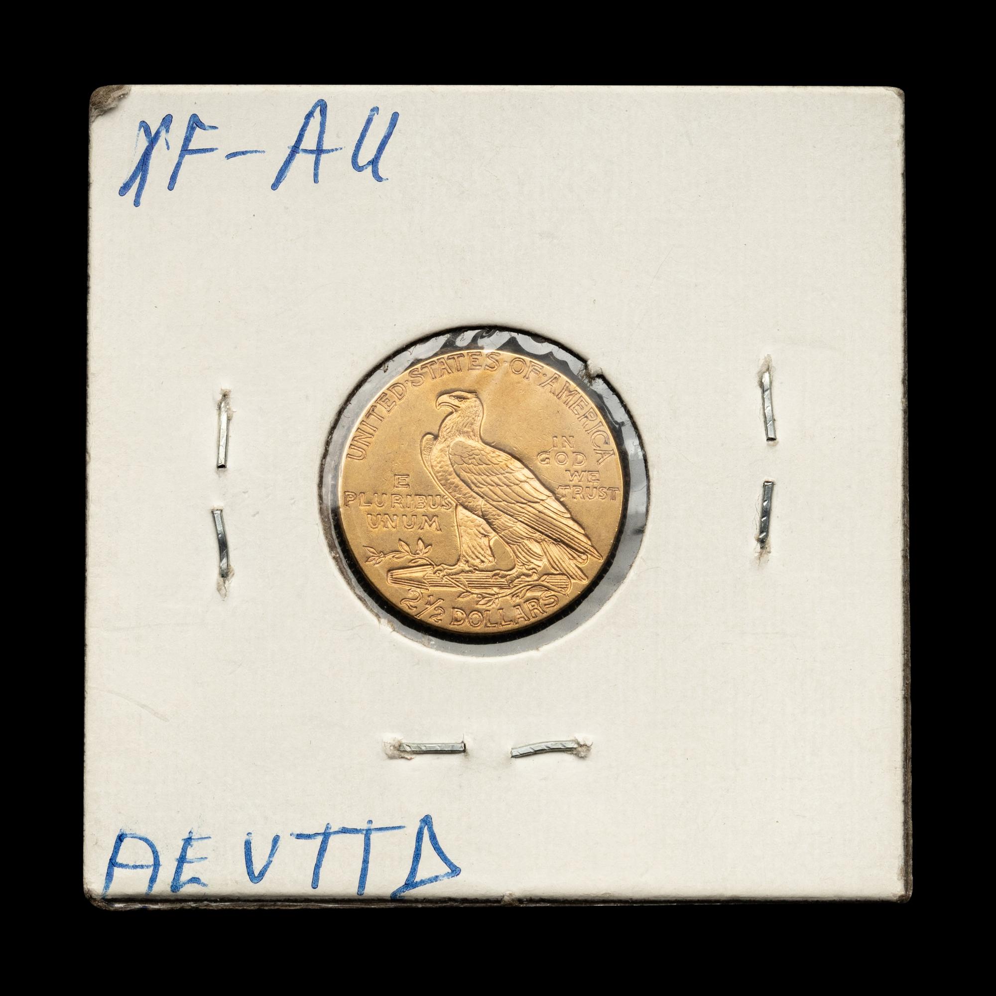 A 1912 Indian Head $2.50 Gold Coin