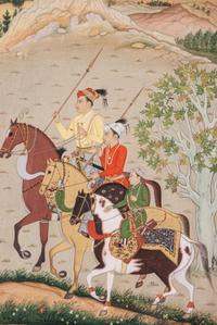 Three Indian Miniature Paintings