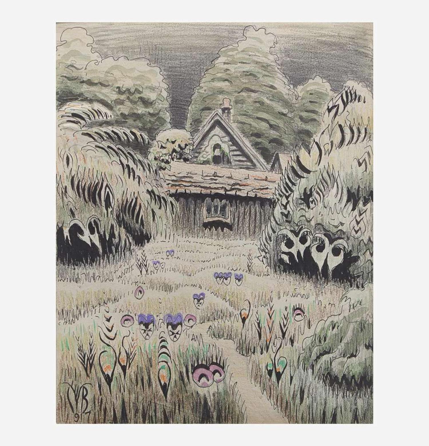 Charles Burchfield (American, 1893–1967) The Garden Path