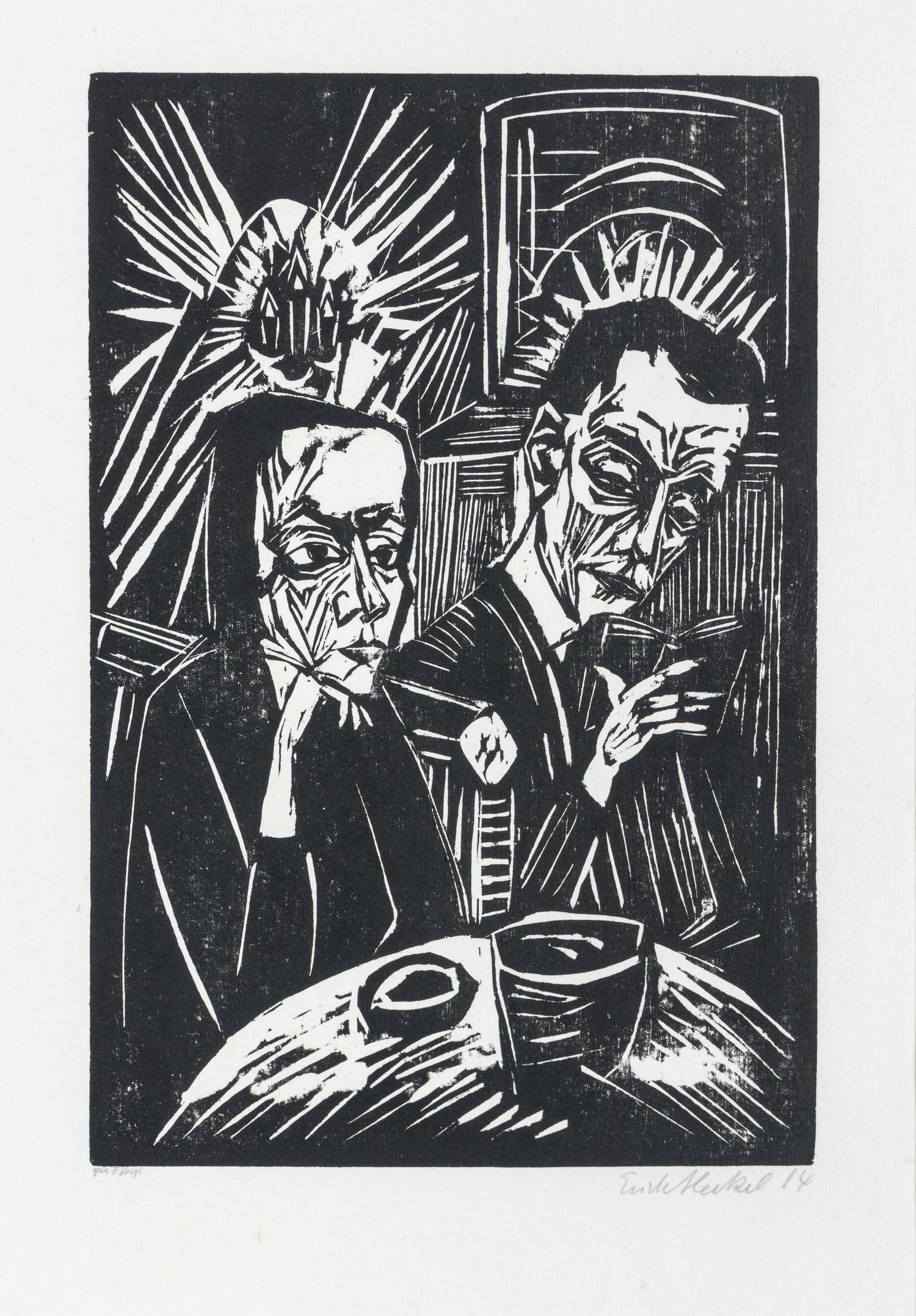 Beim Vorlesen , 1914