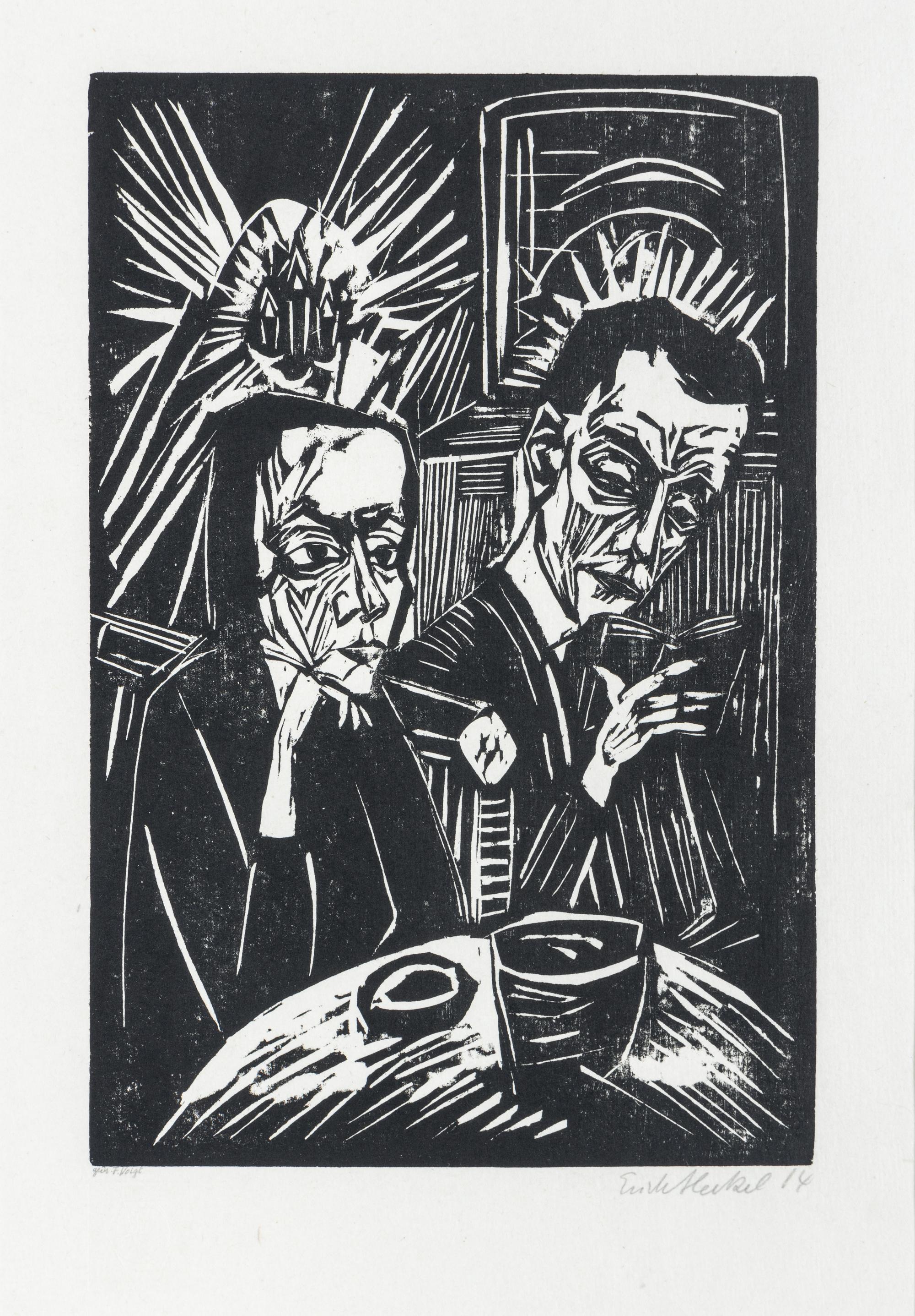 Beim Vorlesen , 1914