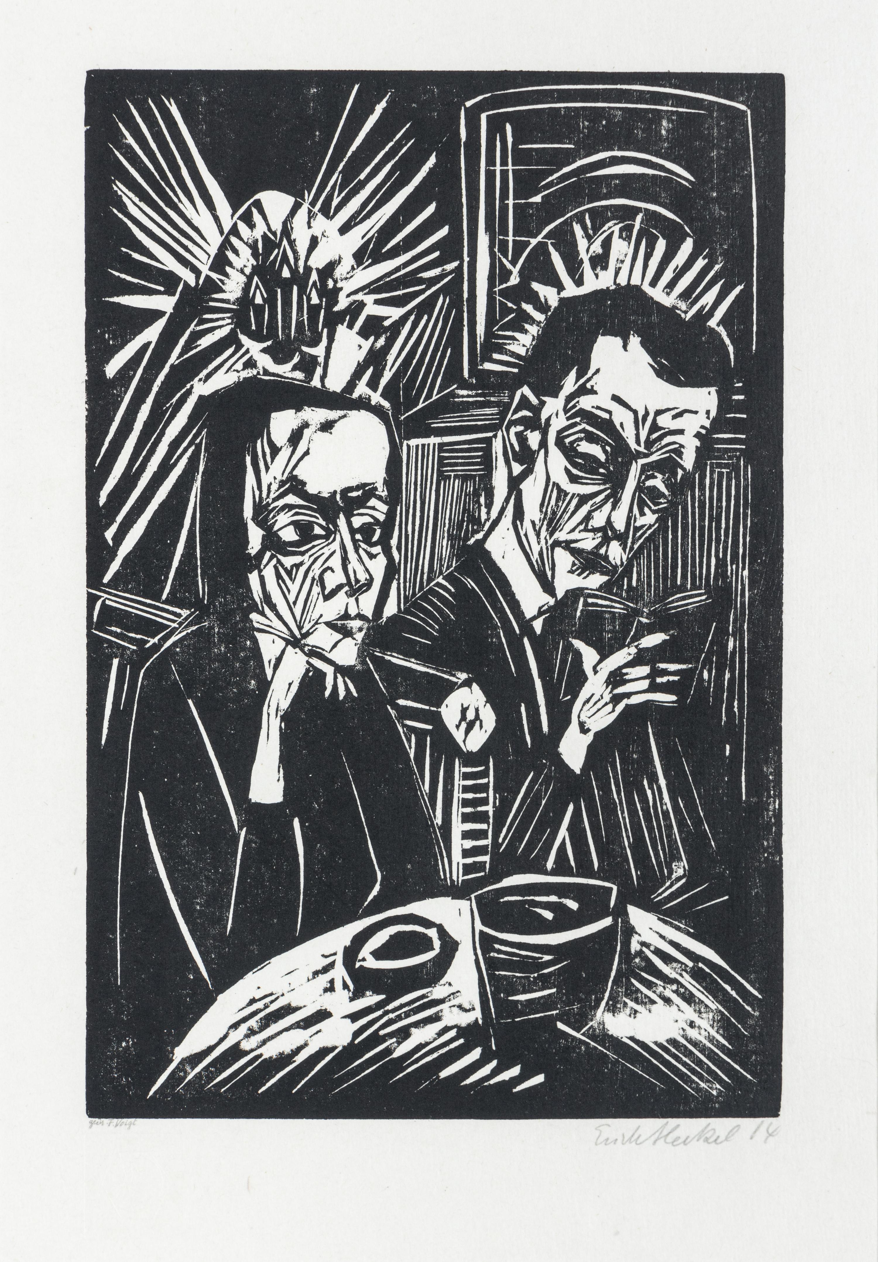 Beim Vorlesen , 1914