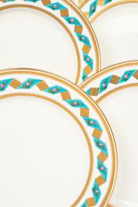 A Set of Eleven Minton Porcelain Plates
