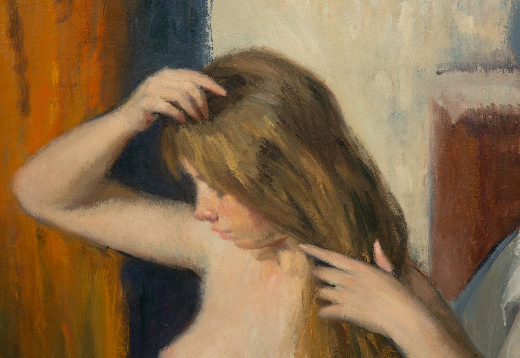 Chica peignandose (Girl Combing Her Hair)