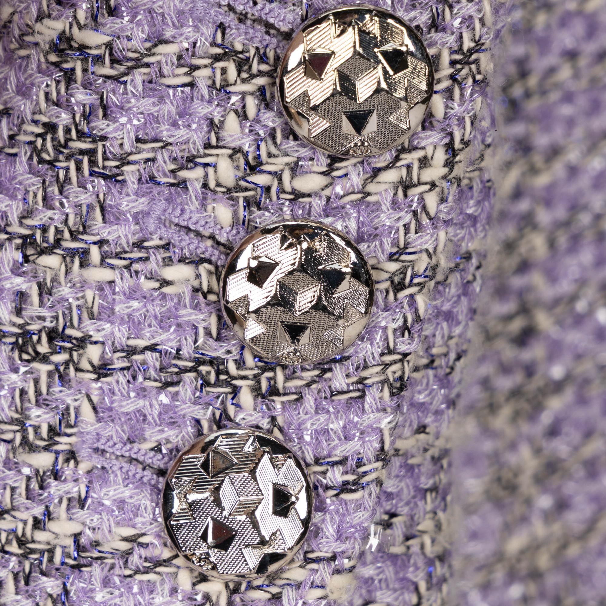 Chanel, Lavender Tweed Blazer