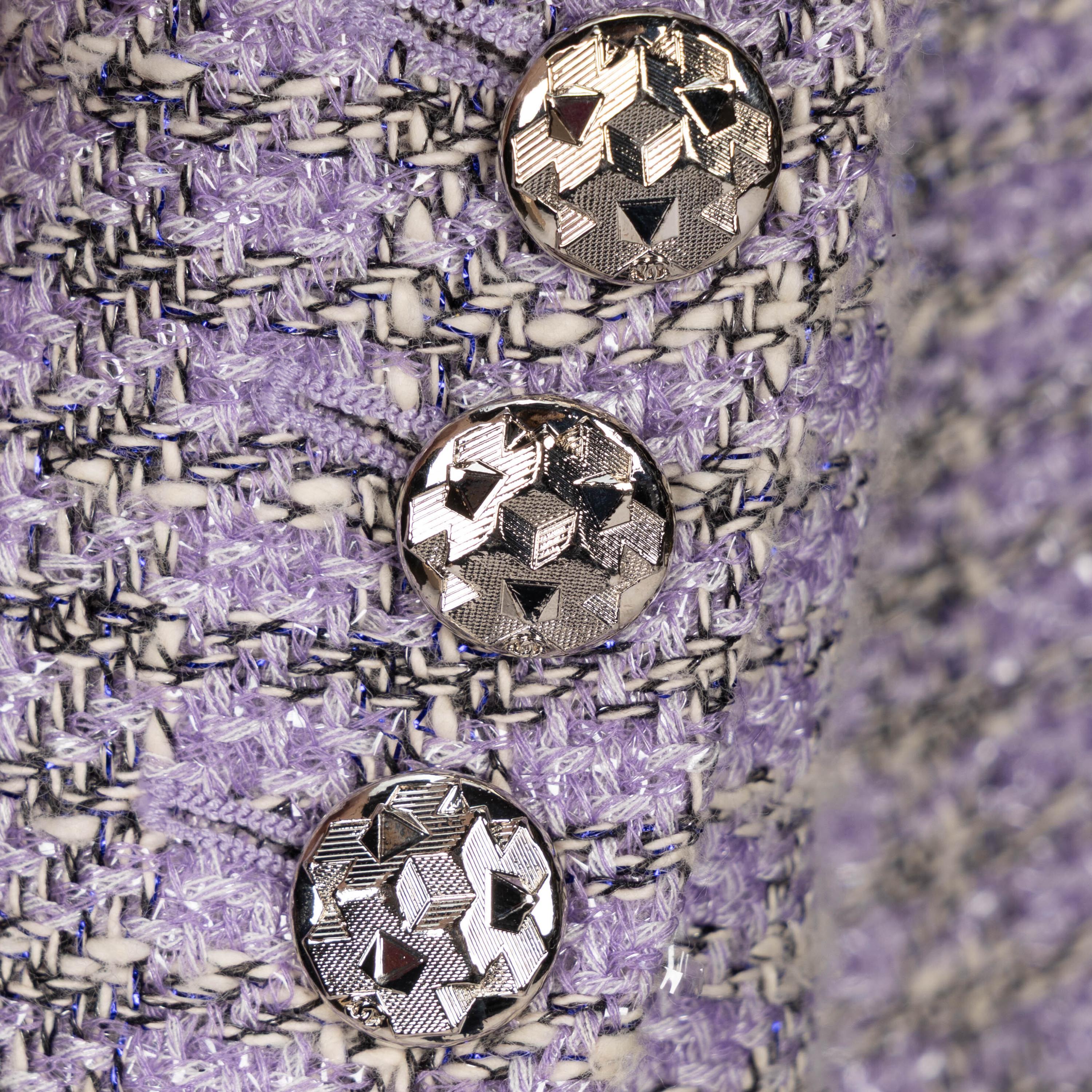 Chanel, Lavender Tweed Blazer