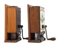 A Pair of Wall Mount Coffee Grinders