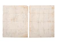 [SLAVERY & ABOLITION] -- [RECONSTRUCTION]. Labor contracts, "Rules & Regulations," and other documents associated with freedmen working on the South Carolina plantation of John S. Wilson, 1865-1868.