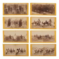 [NATIVE AMERICANS]. GARDNER (1821-1882), Alexander, photographer. An exceptional group of 32 Fort Laramie Treaty stereoviews. Fort Laramie, Wyoming Territory, 1868.