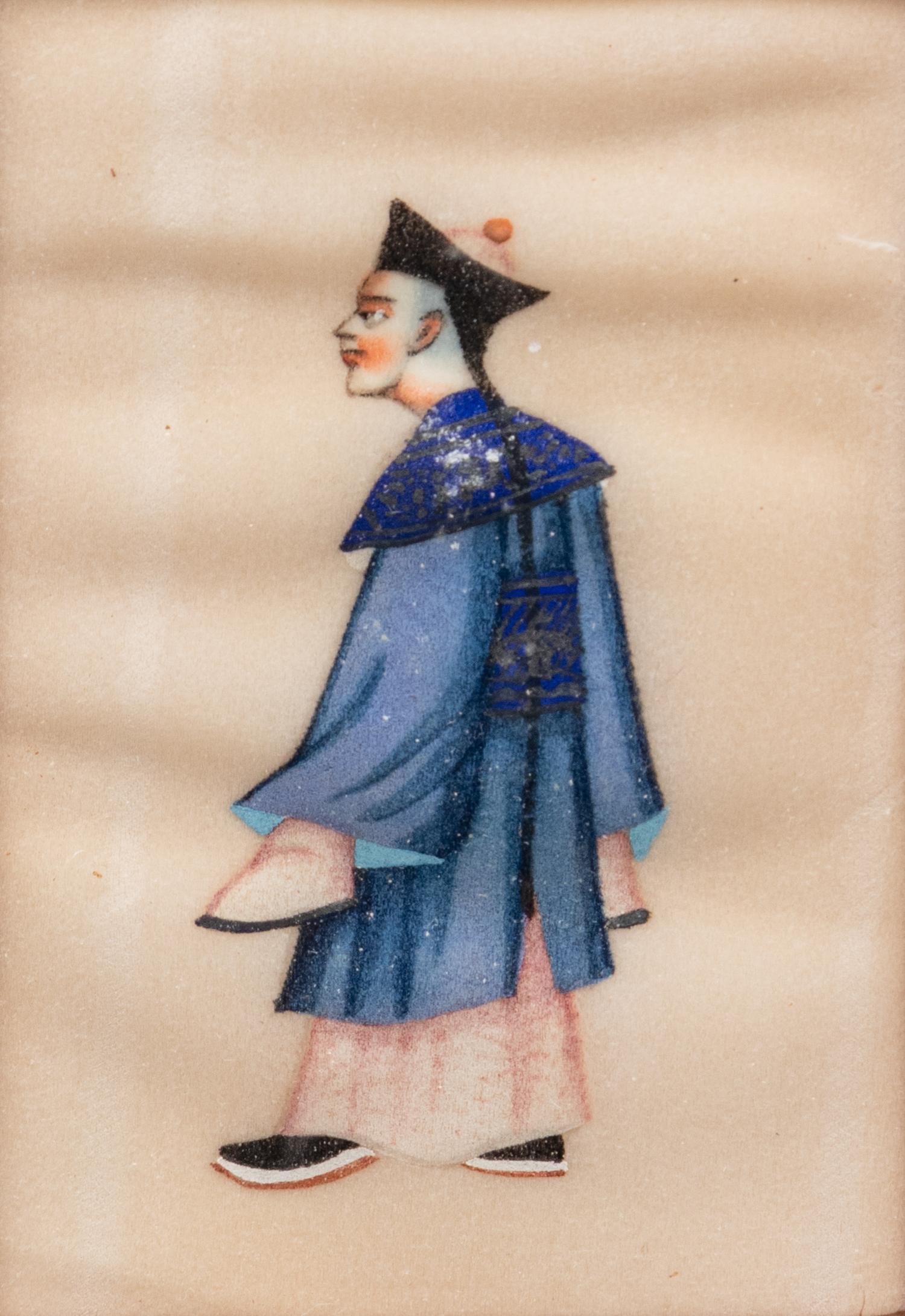 Eight Chinese Export Pith Paintings