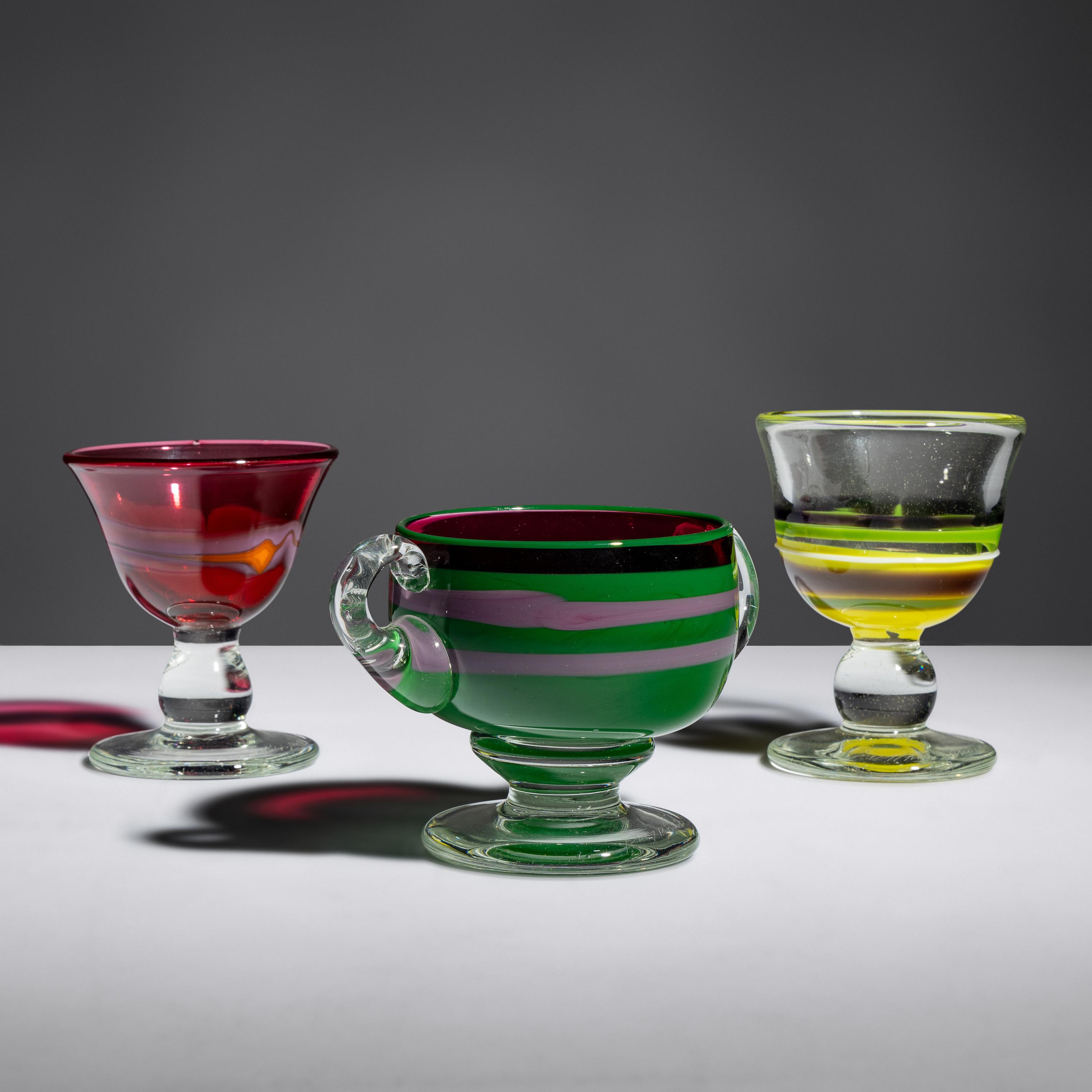 Three goblets