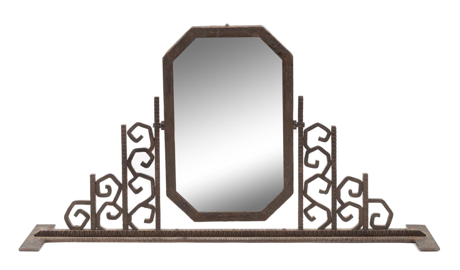 Art Deco, France, c.1930, table mirror