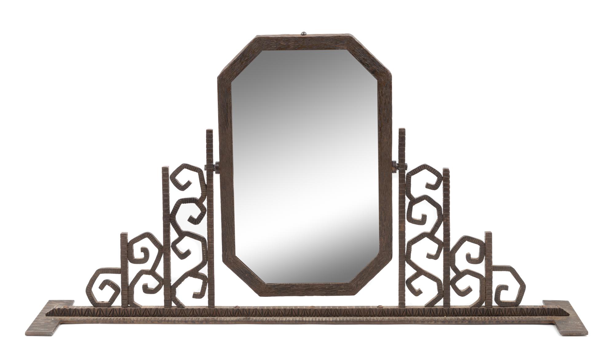 Art Deco, France, c.1930, table mirror