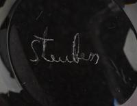 Four Steuben Glass Tazze