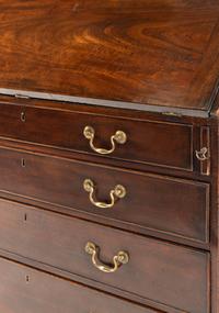 A George III Mahogany Bureau Bookcase