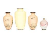 Four Cloisonné Vases
