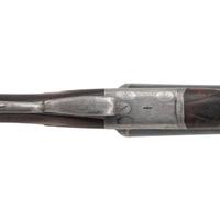 **Finely Engraved Mortimer & Son Side by Side 12 Bore Shotgun with Anson & Deeley Boxlock