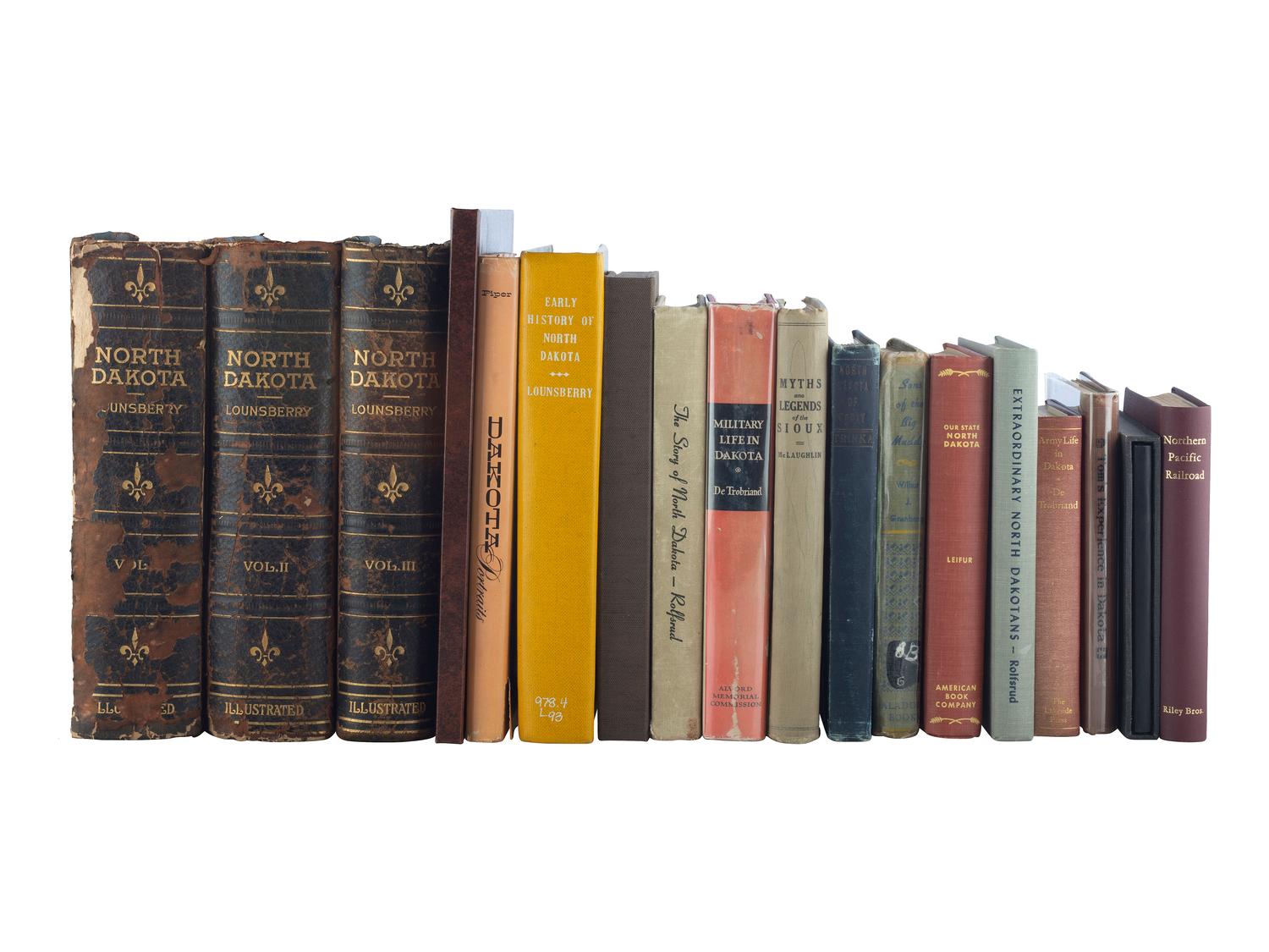 [DAKOTAS]. A large group of works to the history of North Dakota, most FIRST EDITIONS.