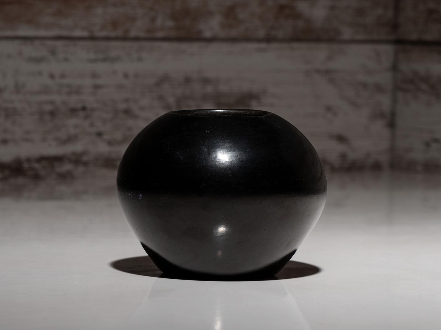 Blackware Pottery Bowl, 1956-1965