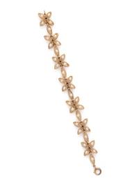 YELLOW GOLD AND CULTURED PEARL BRACELET