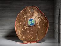 Osage Buffalo Hide Shield and Cover