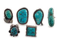 Navajo Silver and Turquoise Rings