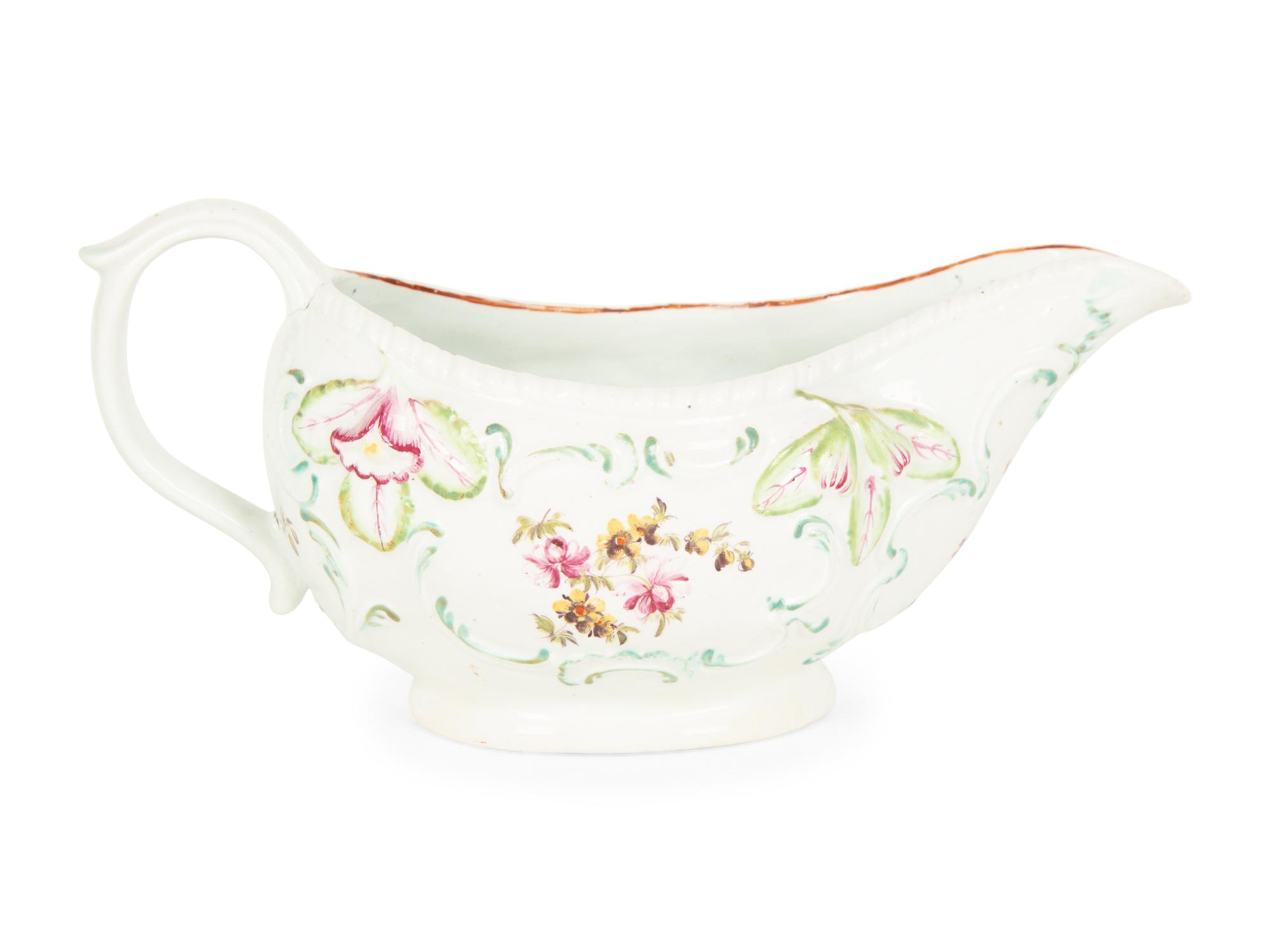 Four English Porcelain Sauce Boats — 18TH CENTURY