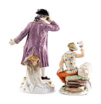 Two Meissen Porcelain Figures