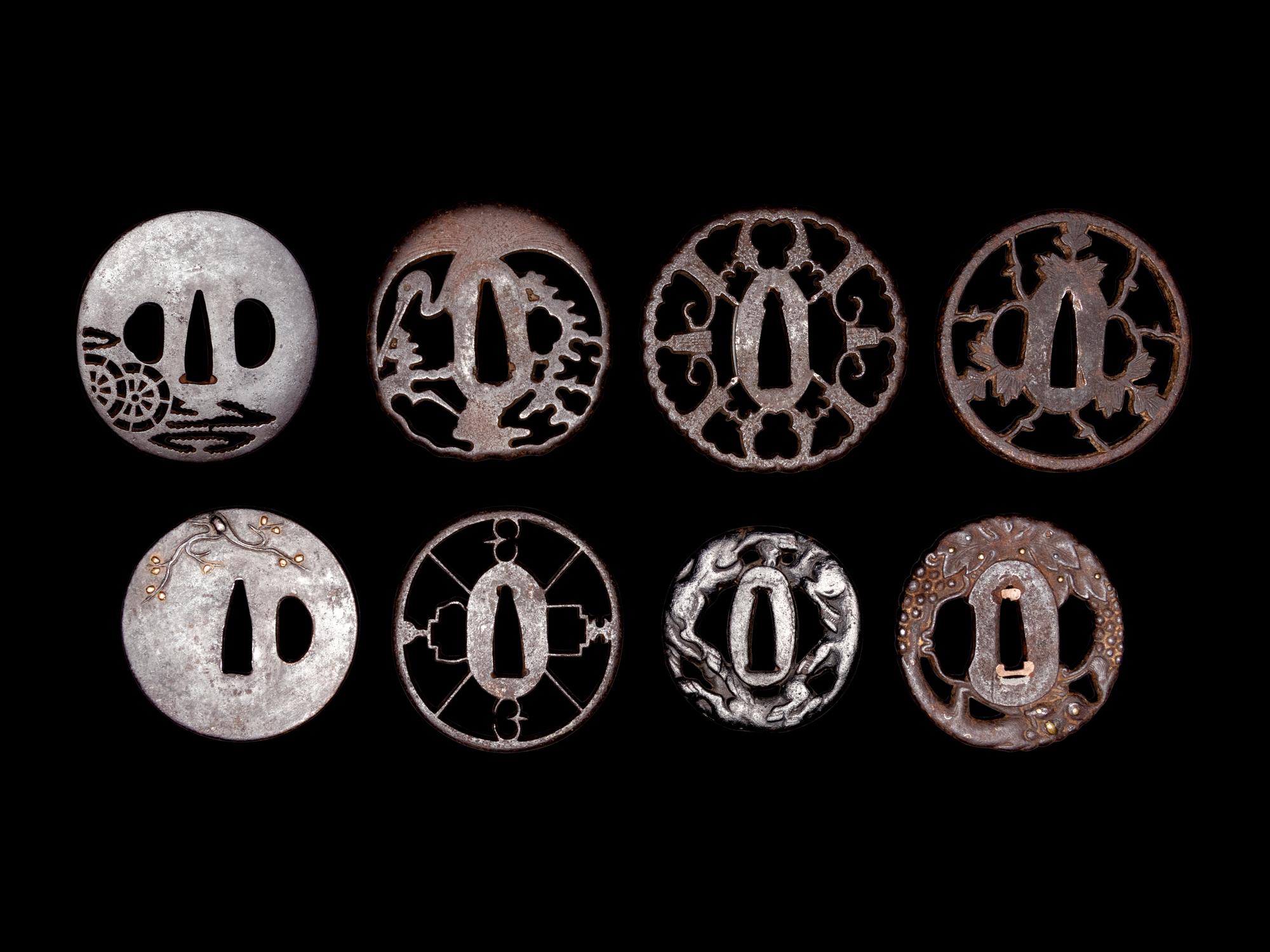 Eight Iron Tsuba