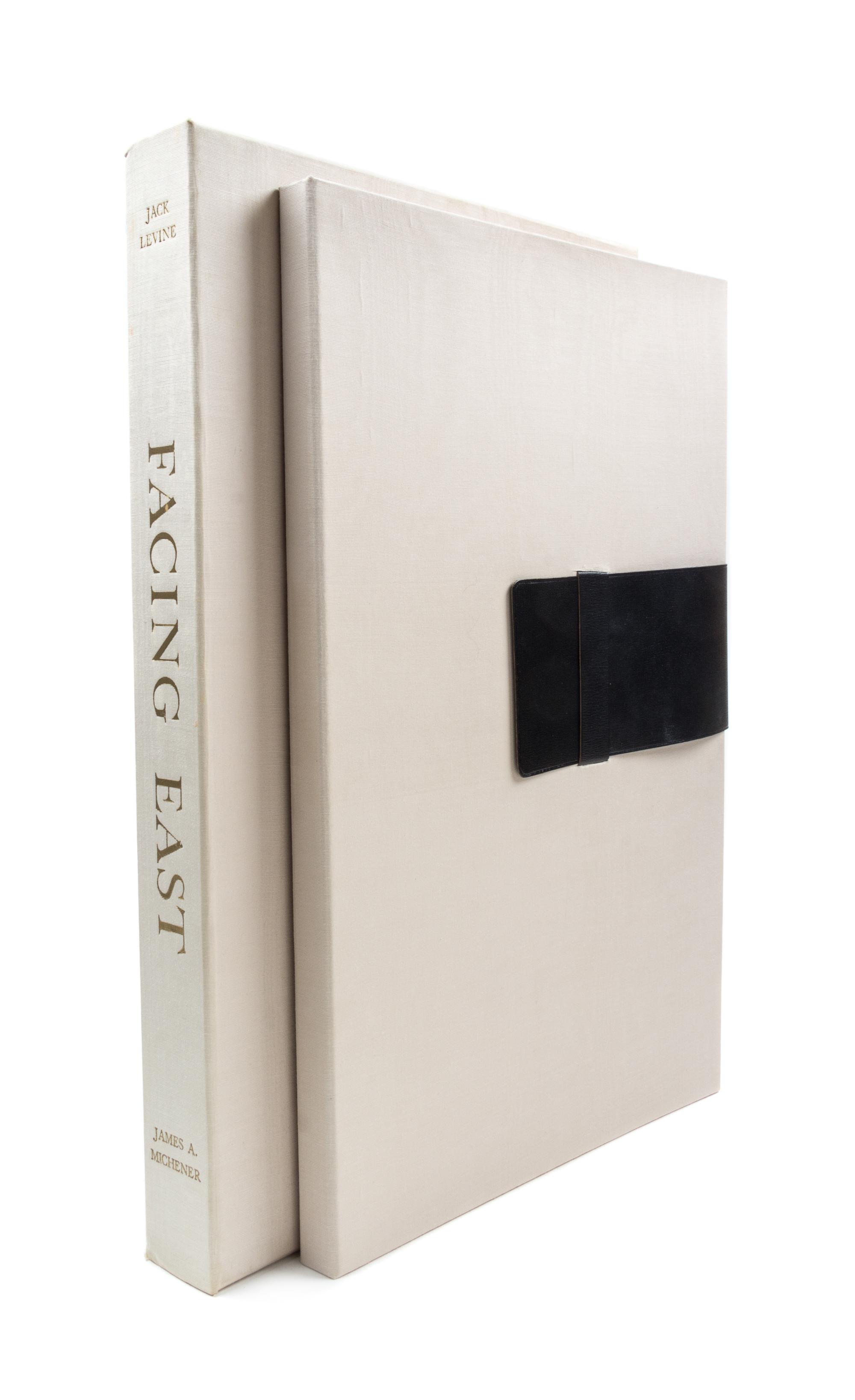 (LEVINE, JACK) MICHENER, JAMES. Facing East. NY, 1970. Limited. Signed.