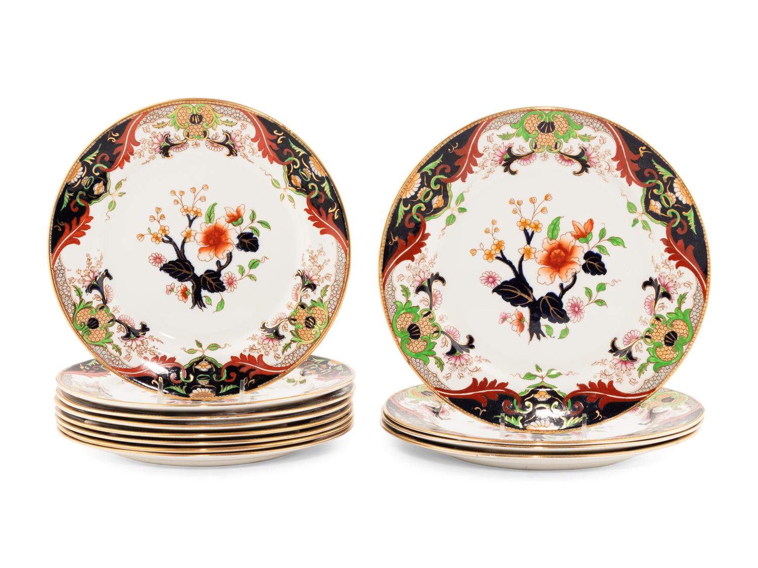 A Set of Twelve Royal Doulton Plates